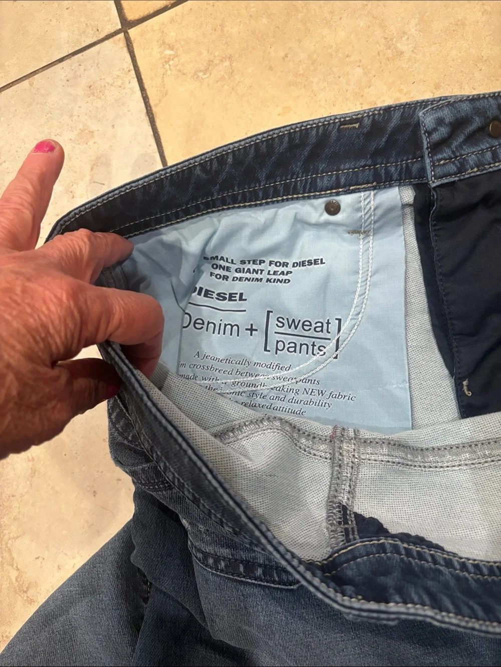 Diesel THAVRSP-NE 0684 Blue Denim Jeans size 34